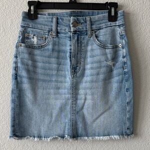 American Eagle Outfitters Light Blue Denim Mini Skirt